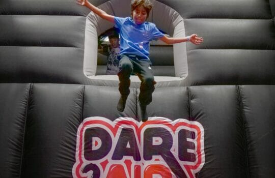 Person using Freefall at Dare2Air